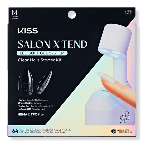 Salon X-Tend Press on Nails Led Gel Nail Kit