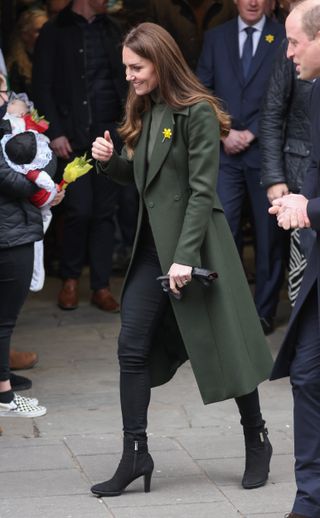 Princess of Wales visits Abergavenny Market on March 01, 2022