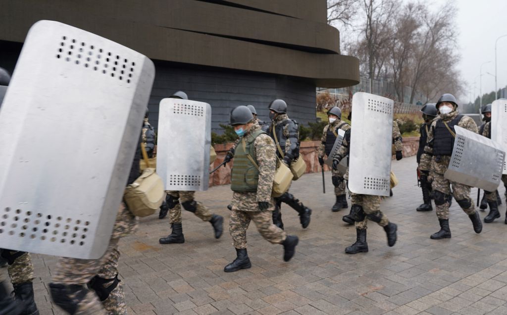 Kazakh police