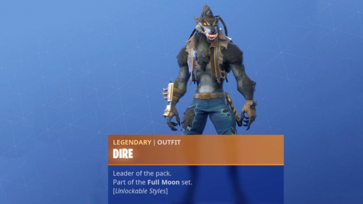 fortnite season 6 tier 100 skin is a werewolf and it costs half the xp to fully evolve gamemaz - season 6 skins fortnite