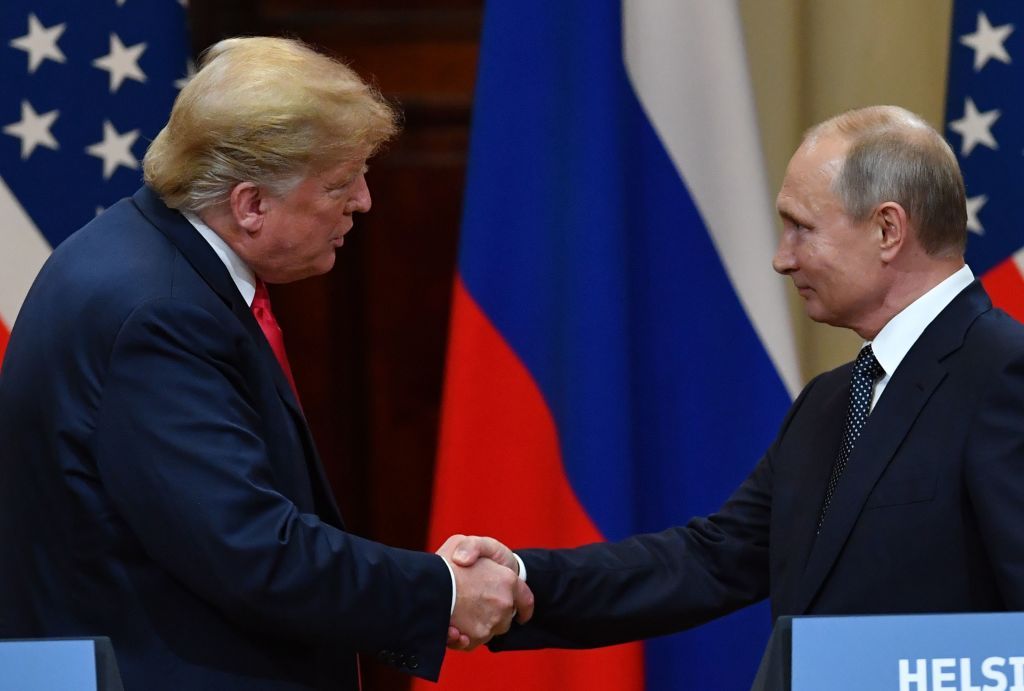 Donald Trump and Vladimir Putin.