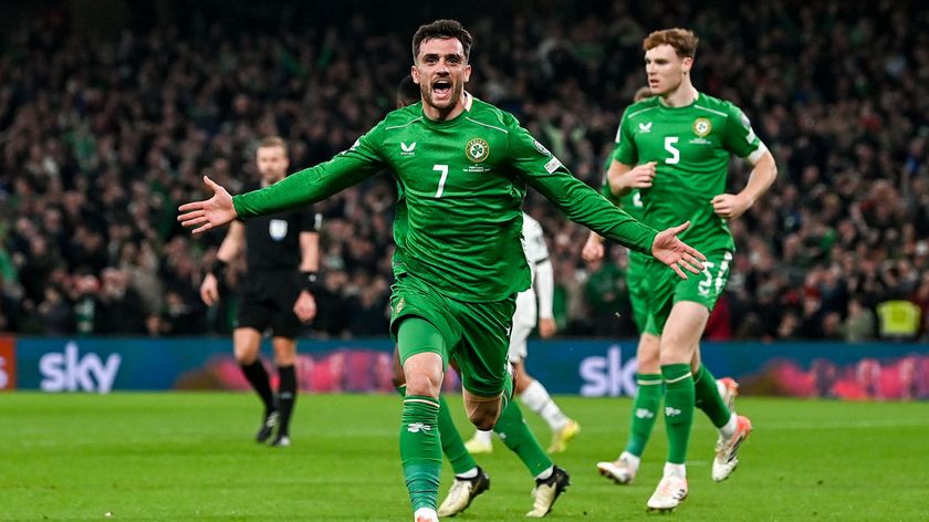Troy Parrott gives ROI the lead against Portugal