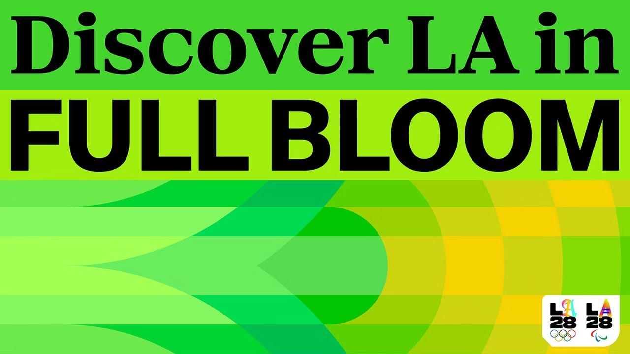  The new LA Olympics branding is blooming beautiful 