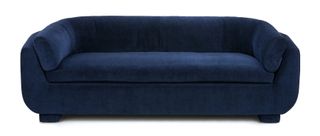 navy velvet sofa