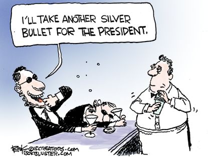 Political cartoon U.S. Secret Service