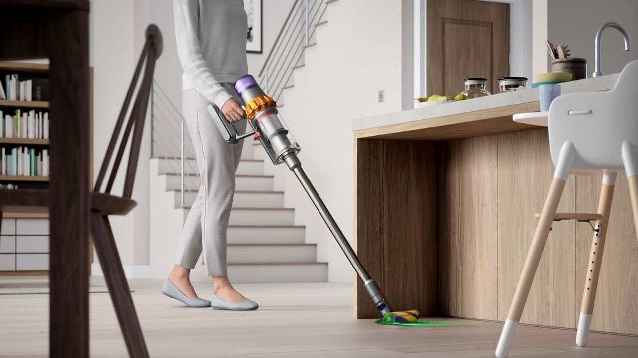 Dyson v15 detect in kitchen lifestyle