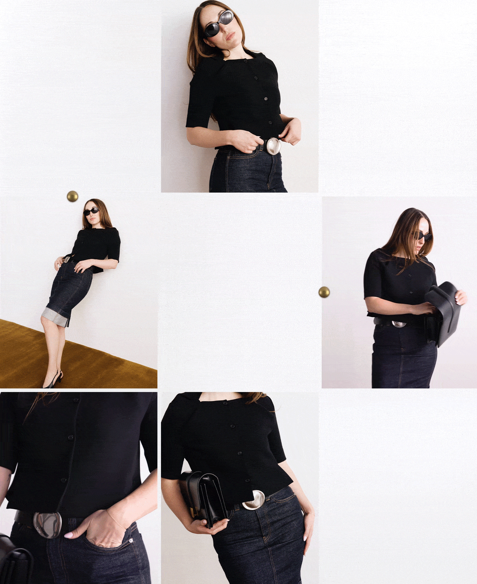 Who What Wear, The Great Try-On, Spring 2026: Khaite Keefe Leather Belt.