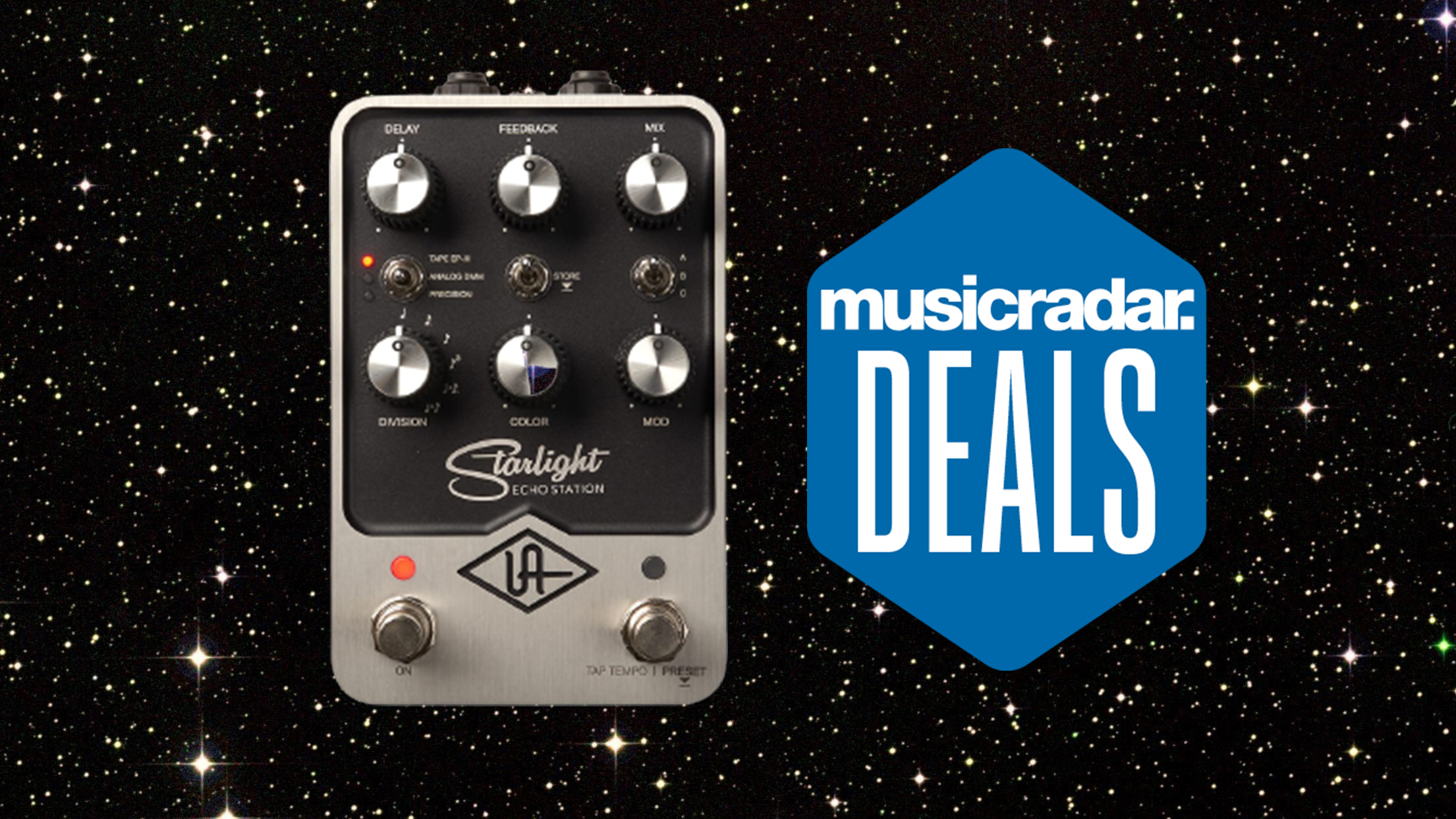 Universal Audio UAFX Starlight Echo Station delay pedal: save £44