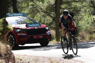 Michael Storer on his way to stage victory in Spain