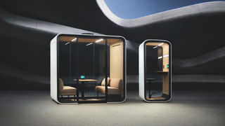 Framery sound-proof pods in use