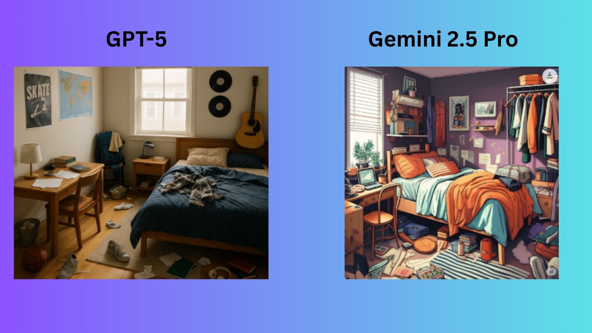 gpt-5 vs gemini 2.5 pro screenshot