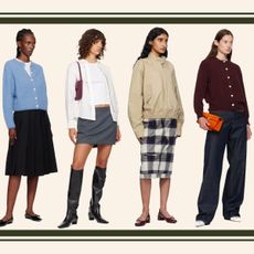 Collage Image of Fall Outfits From SSENSE