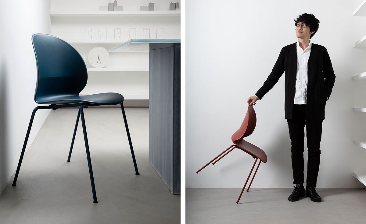 Nendo and Fritz Hansen's sustainble recycled plastic chair | Wallpaper