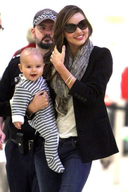 Miranda Kerr and baby son Flynn Bloom 