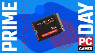 The 2230 form factor, 2 TB version of the WD_BLACK SN770M SSD floats in the funky PCG Prime Day deal void.