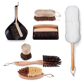 Natural Life 6 Piece Brush &amp;amp; Dustpan Cleaning Set