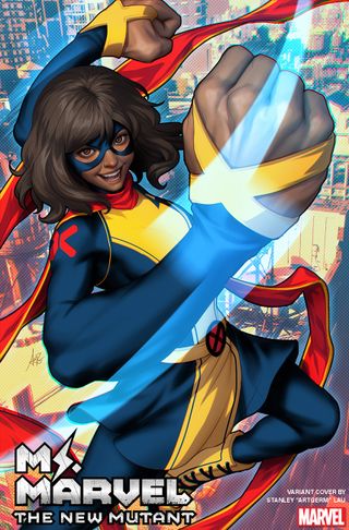 The Artgerm variant cover for Ms. Marvel: The New Mutant