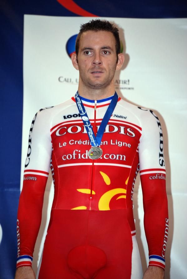 Fran&ccedil;ois Pervis took silver in the Keirin