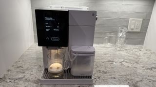 Making cappuccino with Terra Kaffe TK-02