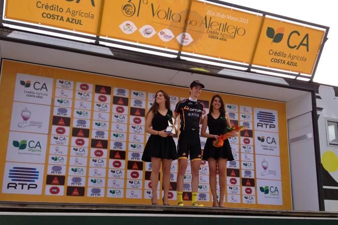 Chad Haga (Optum p/b Kelly Benefit Strategies) had a successful start to his season with a 2nd place overall result at Portugal's Volta ao Alentejo.