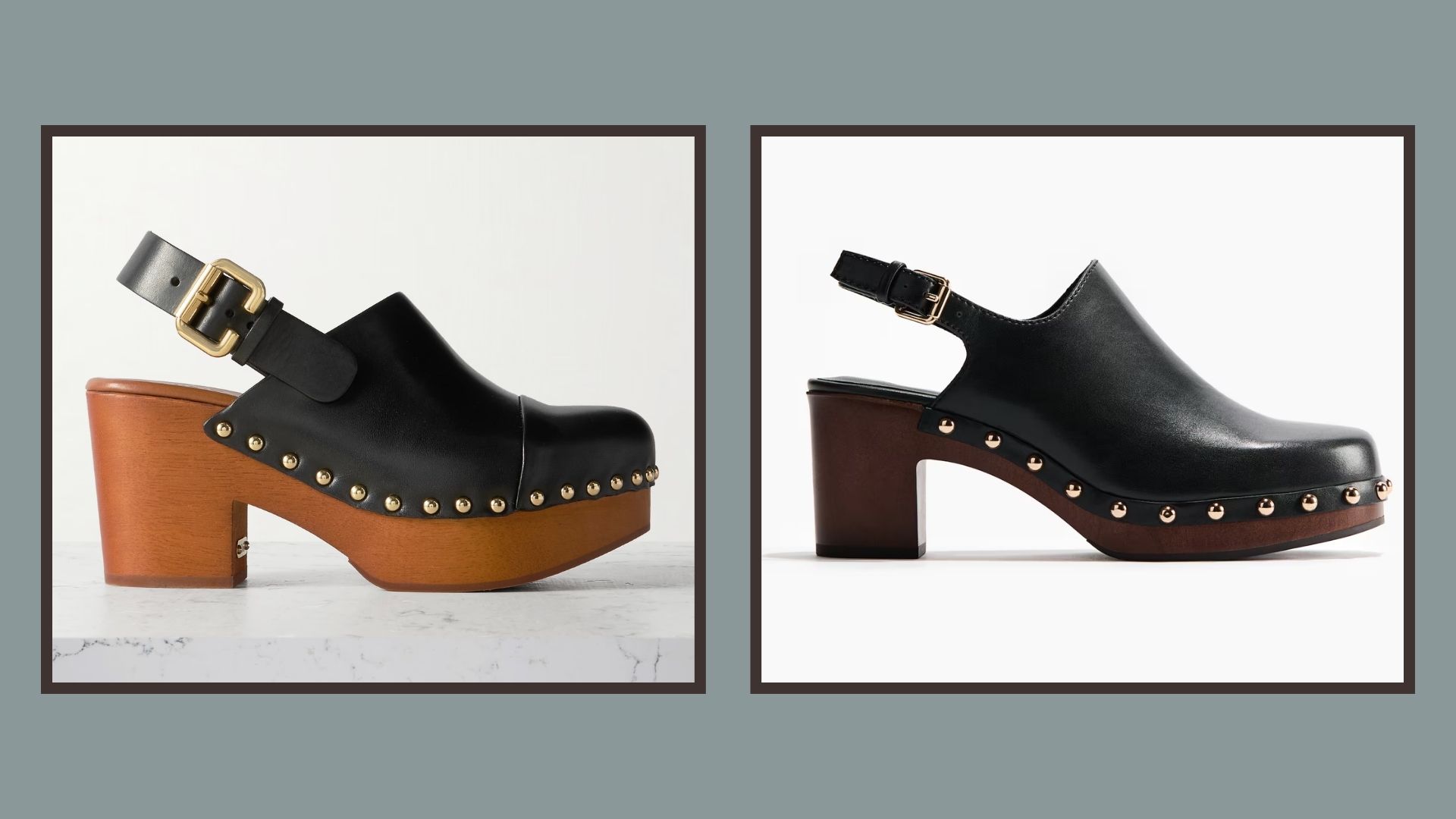 H&amp;M lookalike for Chloe's studded clogs