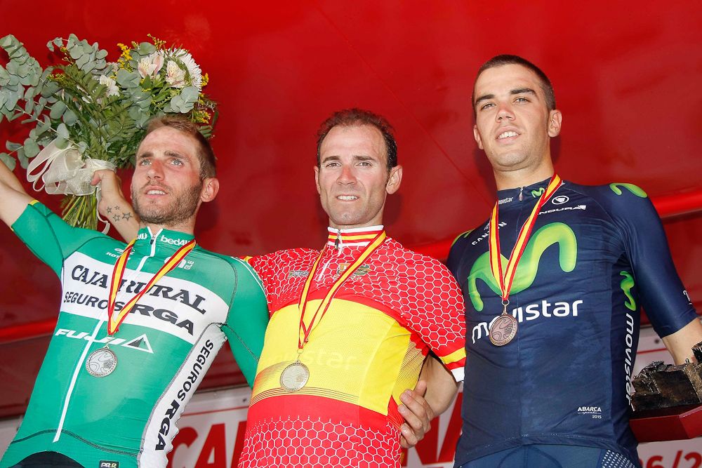 Carlos Barbero, Alejandro Valverde and Jesus Herrada.