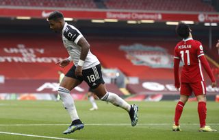Mario Lemina (left) scored the winner as Liverpool were beaten 1-0 by Fulham on Sunday (Phil Noble/PA).