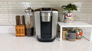 Keurig K-Elite on kitchen counter