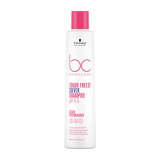 Product Shot of Schwarzkopf BC Bonacure Color Freeze Silver Shampoo, One of the Best Purple Shampoo