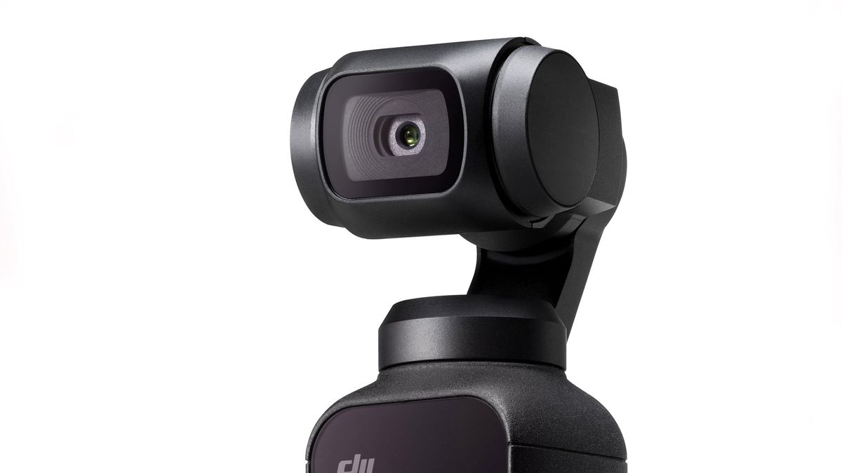 DJI Osmo Pocket has a built-in lens with a wide-angle focal length equivalent to 26mm