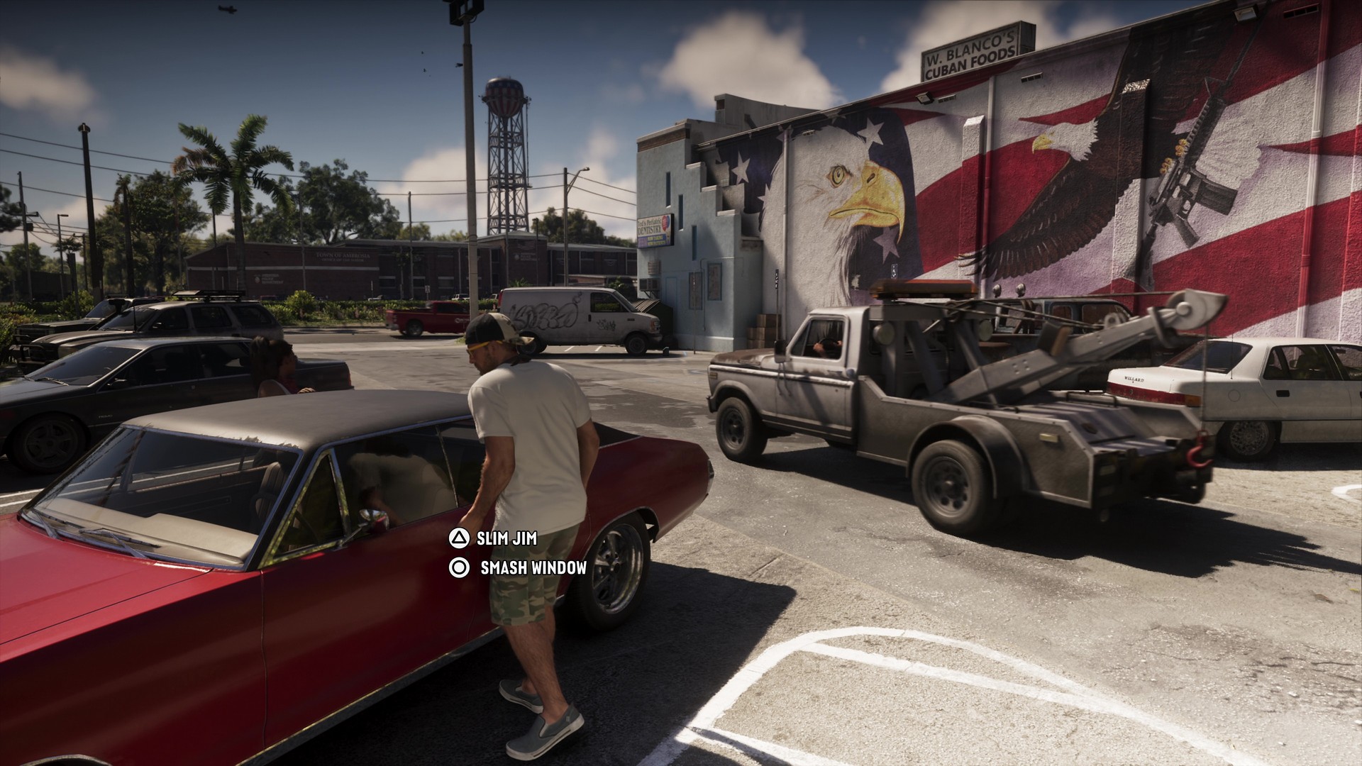 Jason chooses whether to use a slim jim or break a car window, from the GTA 6 extended look