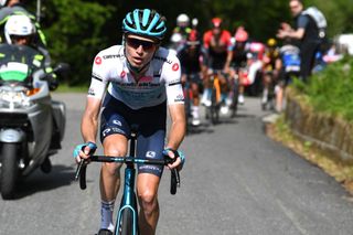 ALPE DI MERA VALSESIA ITALY MAY 28 Aleksander Vlasov of Russia and Team Astana Premier Tech White Best Young Rider Jersey during the 104th Giro dItalia 2021 Stage 19 a 166km stage from Abbiategrasso to Alpe di Mera Valsesia 1531m Stage modified due to the tragic events on May the 23rd 2021 that involved the Mottarone Cableway UCIworldtour girodiitalia Giro on May 28 2021 in Alpe di Mera Valsesia Italy Photo by Tim de WaeleGetty Images