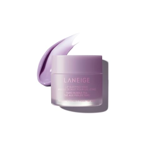Laneige Lip Sleeping Mask &amp;ndash; Taro Bubble Tea | Overnight Lip Care With Vitamin C &amp;amp; Berry Mix Complex for Smooth, Hydrated Lips