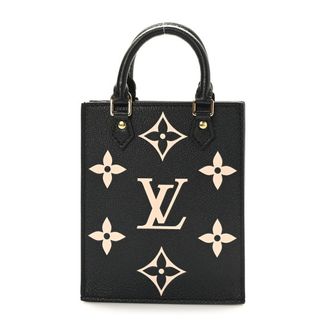 Louis Vuitton Empreinte Monogram Giant Petit Sac Plat Black Beige