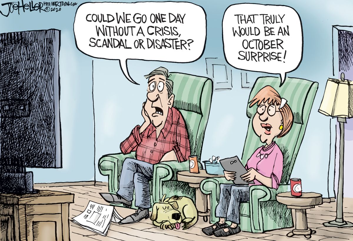 Editorial Cartoon U.S. news October surprise | The Week