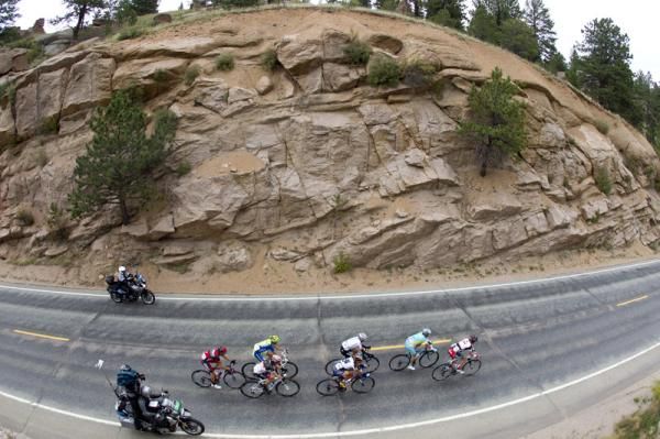 The seven-man break would stay away for nearly the entire stage.