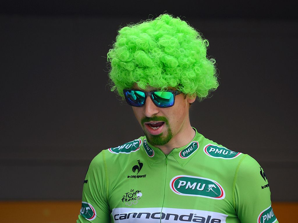 Sagan took the green theme too far at the 2013 Tour de France
