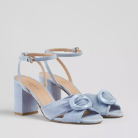 Margot Pale Blue Suede Eternity Ring Sandals - £289 at L.K. Bennett