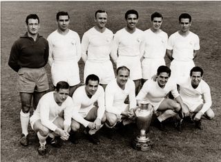 Real Madrid's European Cup-winning team of 1958.