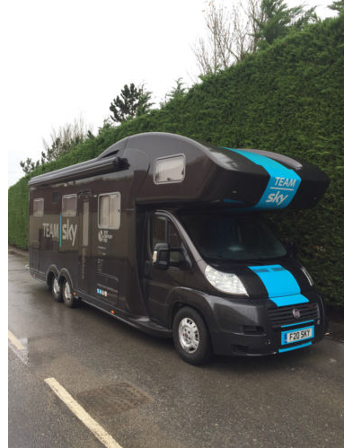 Team Sky's bus is up for sale on eBay