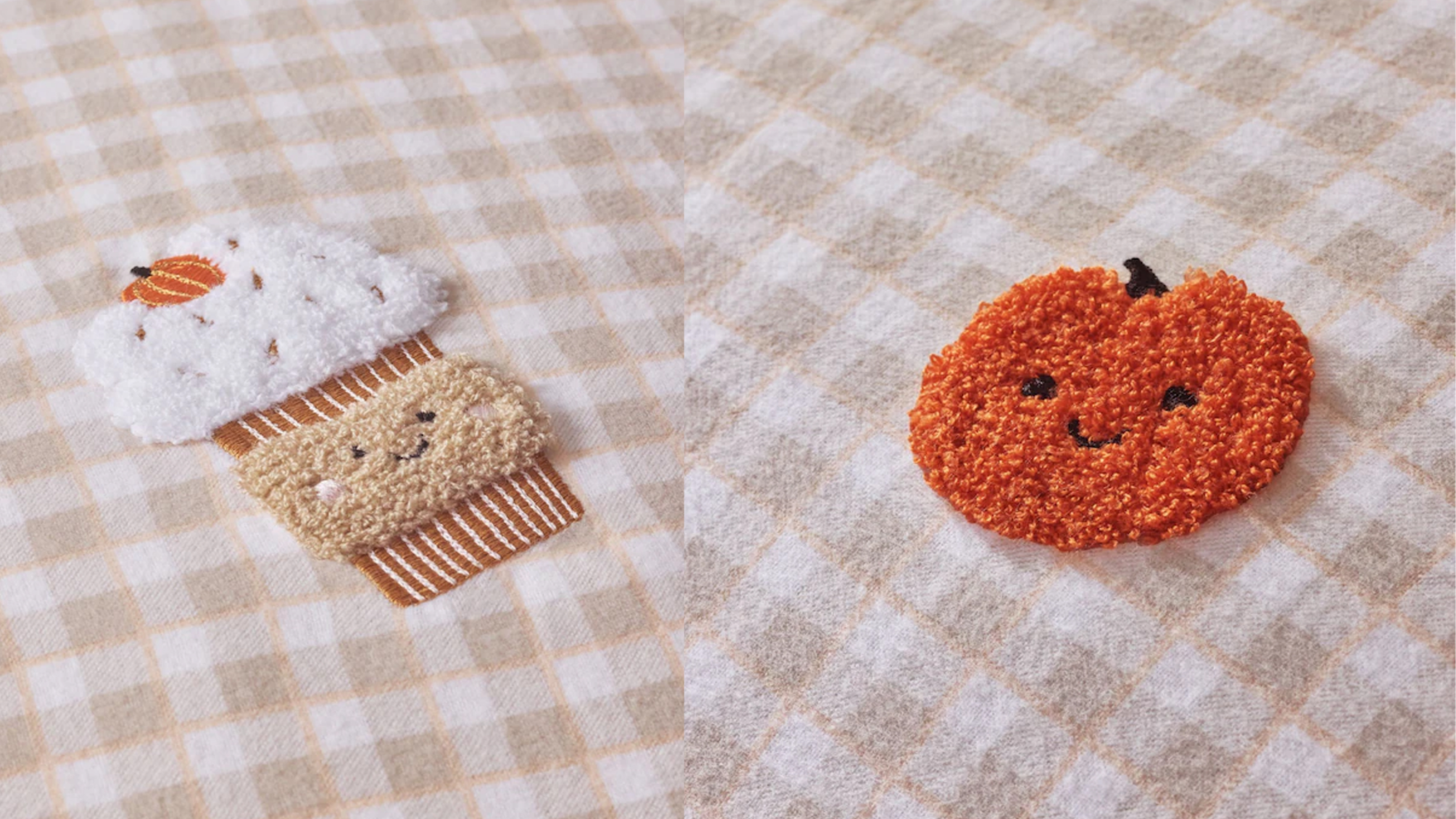 Next's pumpkin and pumpkin-spiced latte themed bedding set