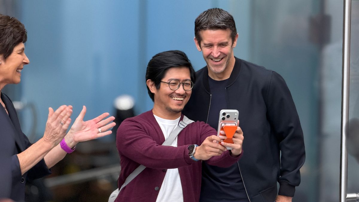 John Ternus as iPhone 18 Pro Max Apple Store Launch