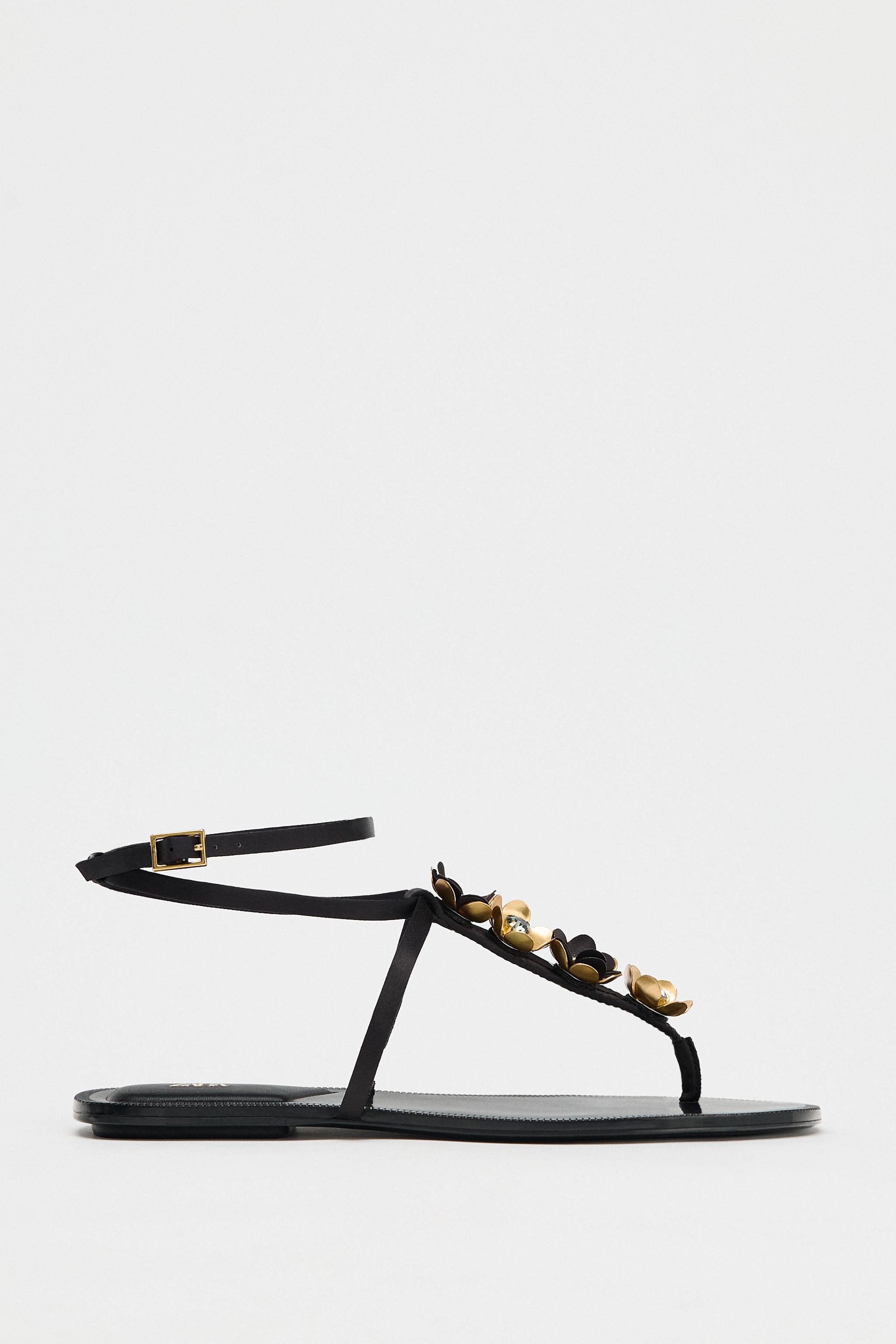 Floral Flat Sandals