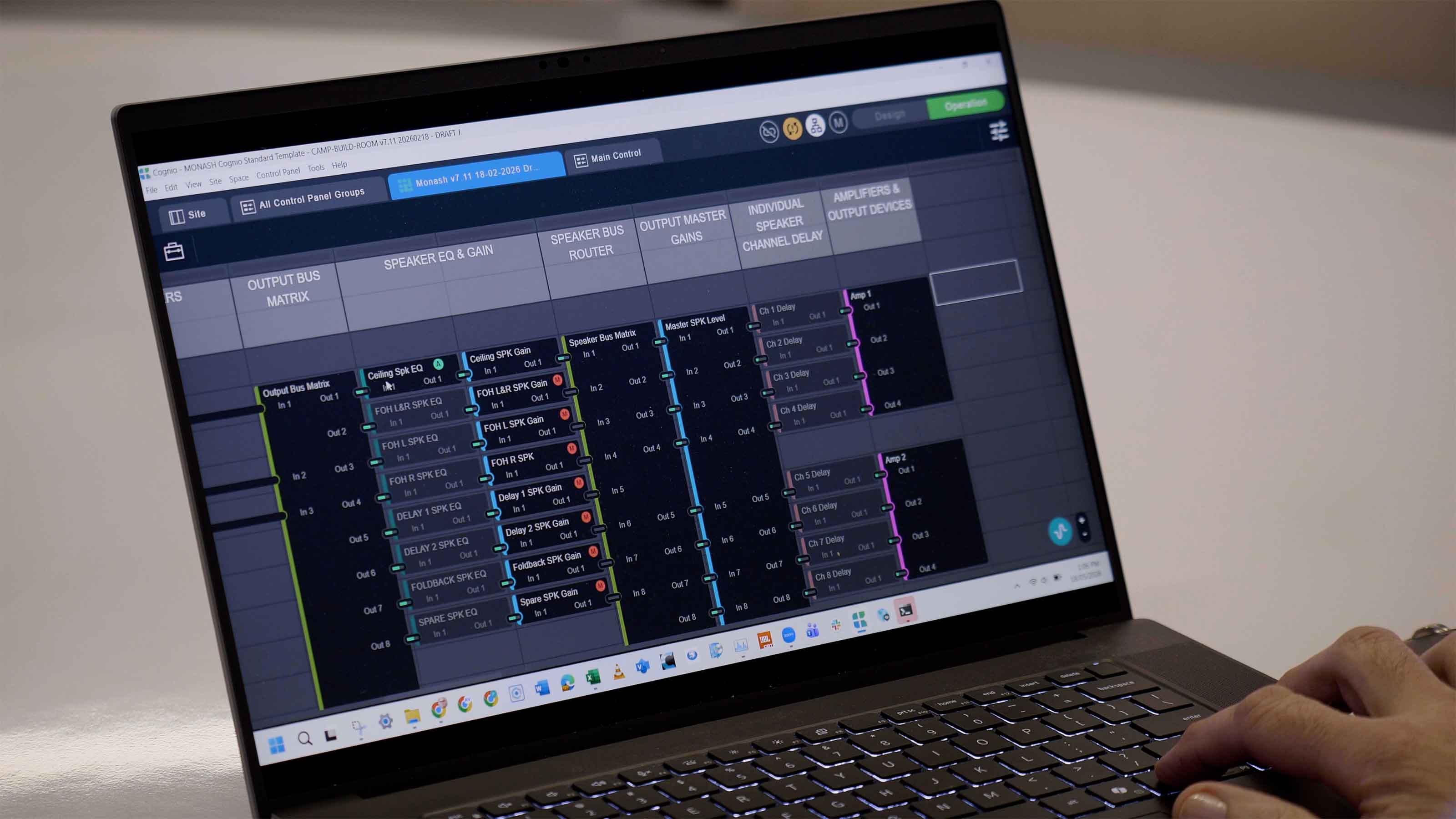 Symetrix Cognio User Interface
