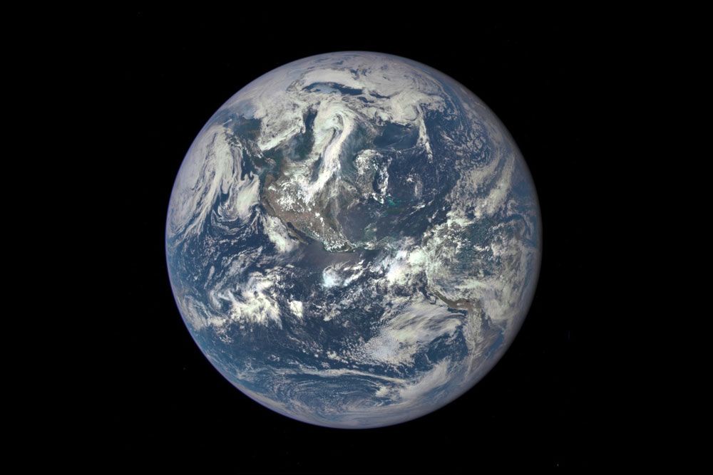 Earth Seen by NASA&#039;s DSCOVR Satellite