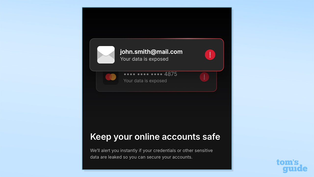 NordVPN Dark Web monitoring image