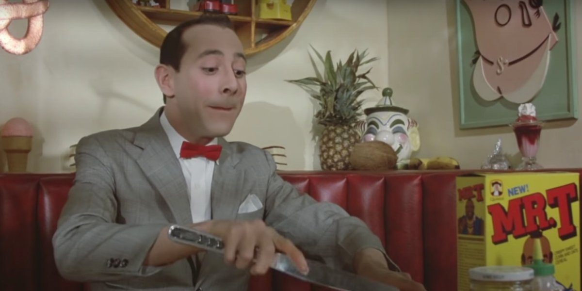 Paul Reubens in Pee-wee's Big Adventure