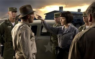 Indiana Jones and the Kingdom of the Crystal Skull - Harrison Ford as Indiana Jones & Cate Blanchett as Irina Spalko