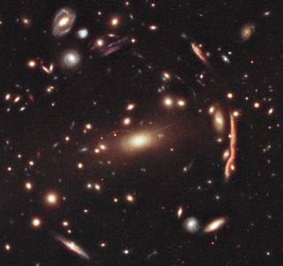 Galaxy cluster MACS J1206.2-0847 (AKA MACS 1206) lies 4.5 billion light-years from Earth.