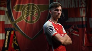 Kieran Tierney Arsenal left-back and potential Newcastle United target